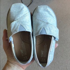 Sparkle TOMS Slip-ons